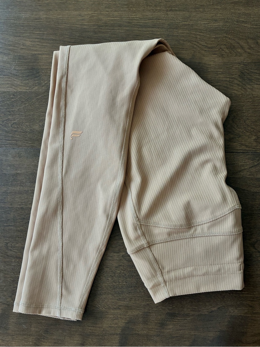 Fabletics Nude Ribbed Leggings